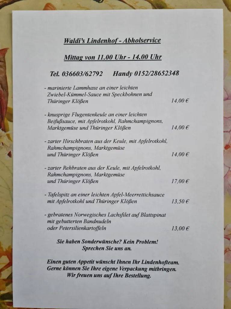 Menu_Gaststätte Waldi's Lindenhof_Weida_image_4