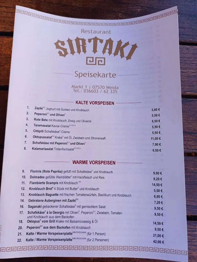 Menu_Restaurant Sirtaki_Weida_immagine_2