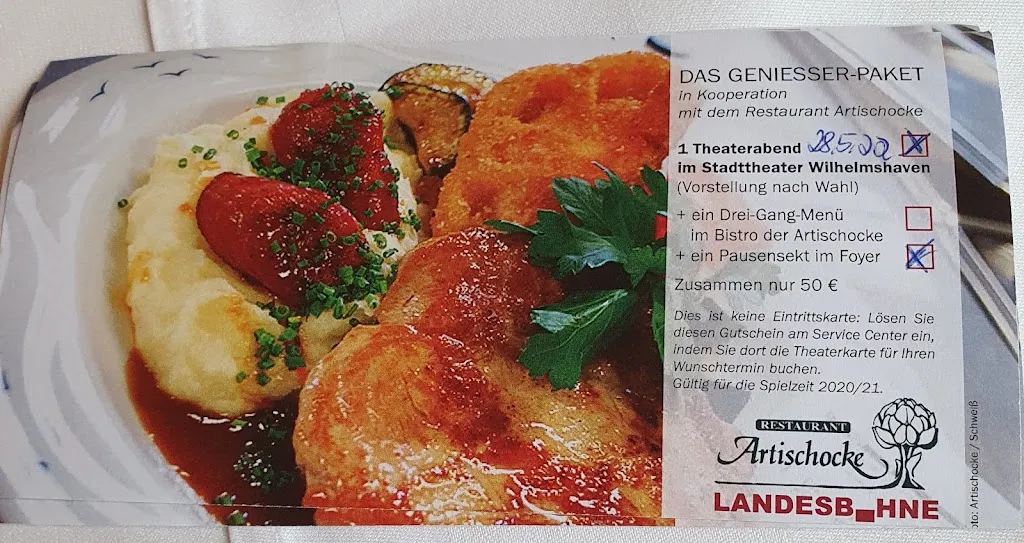 Menu_Restaurant Artischocke_Wilhelmshaven_immagine_1