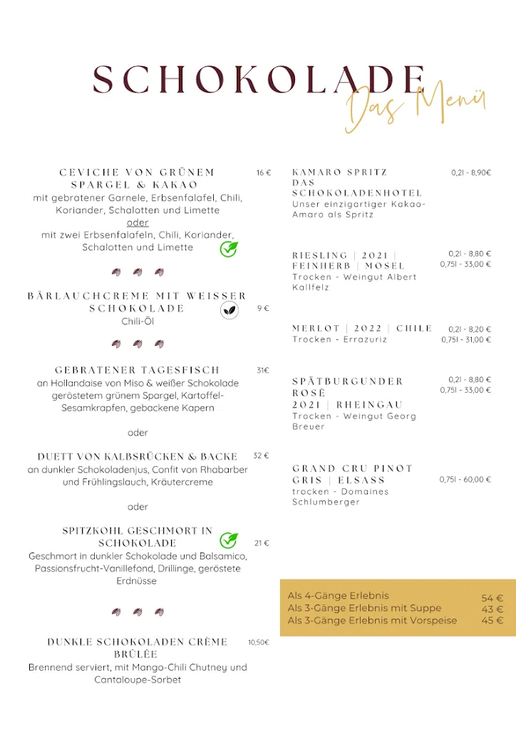 Menu_Restaurant Vossini_Westerstede_immagine_1