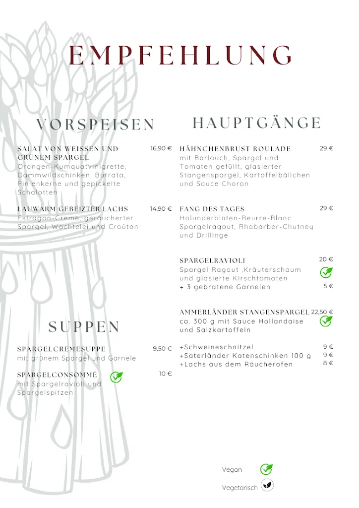 Menu_Restaurant Vossini_Westerstede_immagine_3