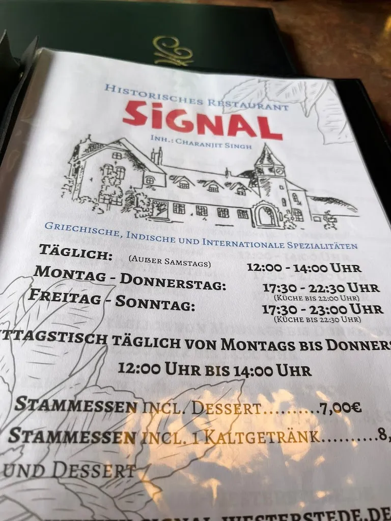 Menu_Restaurant Signal_Westerstede_immagine_4