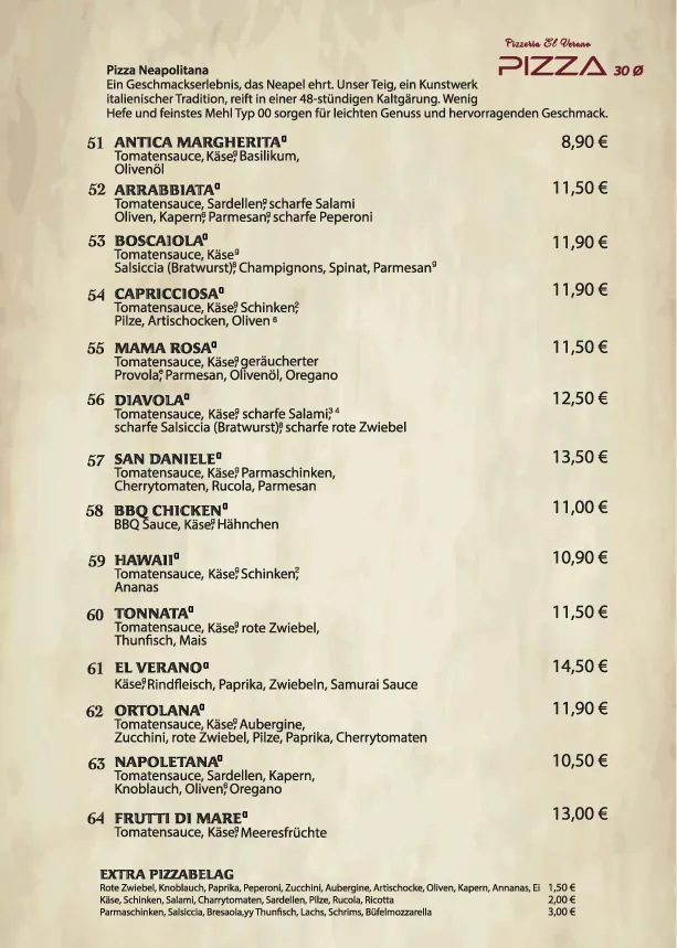 Menu_Pizzeria El Verano_Wietmarschen_image_1