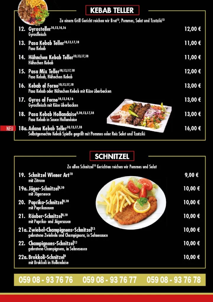 Menu_Pizzeria Pasa 2_Wietmarschen_immagine_1