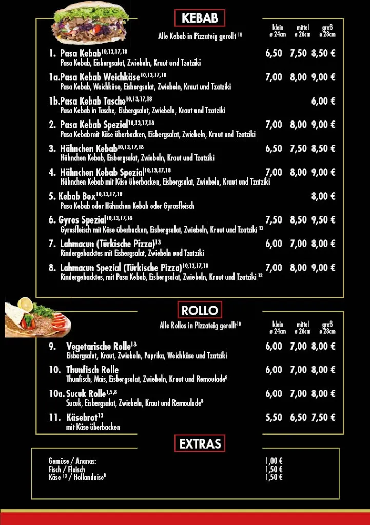 Menu_Pizzeria Pasa 2_Wietmarschen_immagine_3