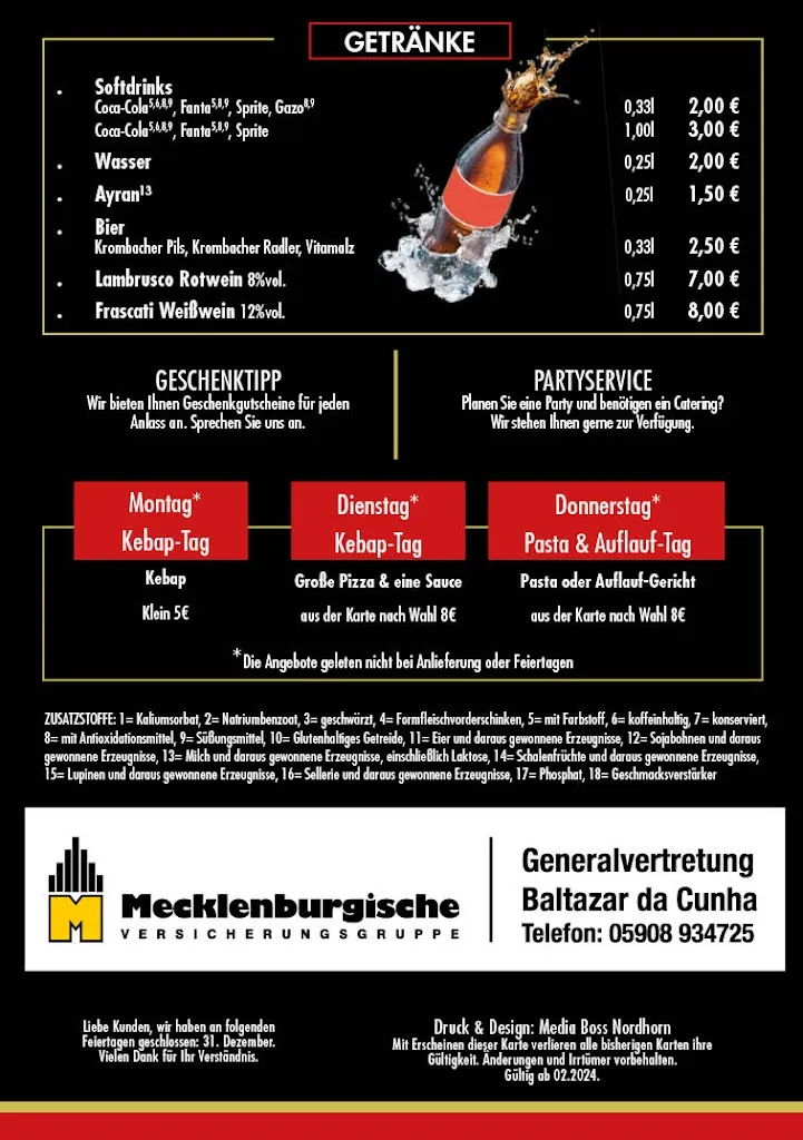 Menu_Pizzeria Pasa 2_Wietmarschen_immagine_4