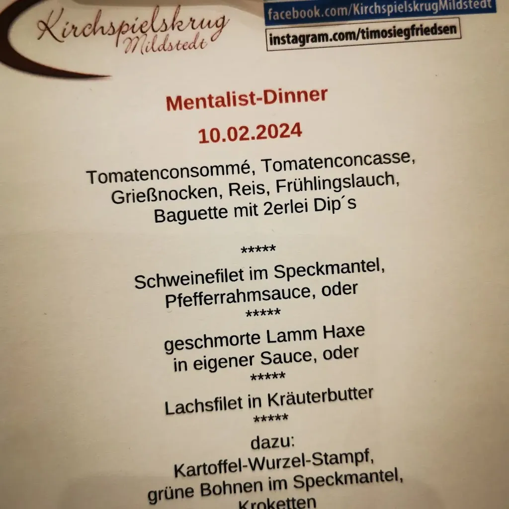Menu_Kirchspielskrug Mildstedt_Mildstedt_image_1