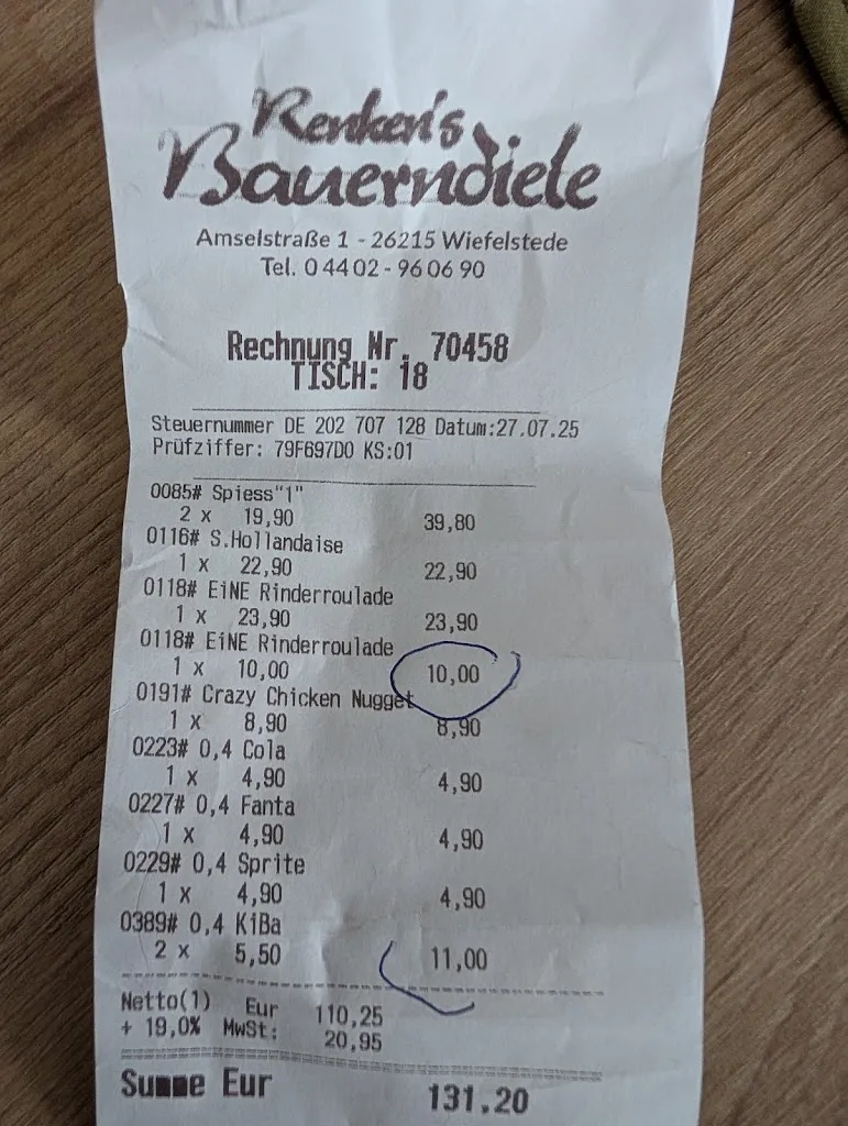 Hans Wurst_Renken's Bauerndiele_Wiefelstede_review