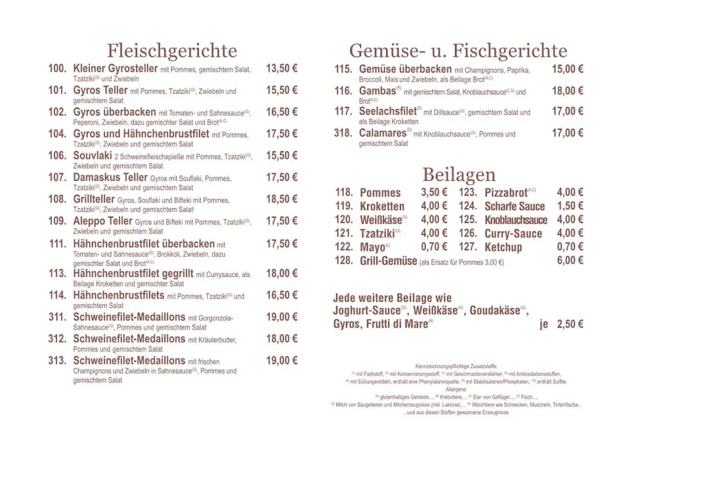 Menu_Bistro-Pizzeria Asado_Wiefelstede_immagine_4