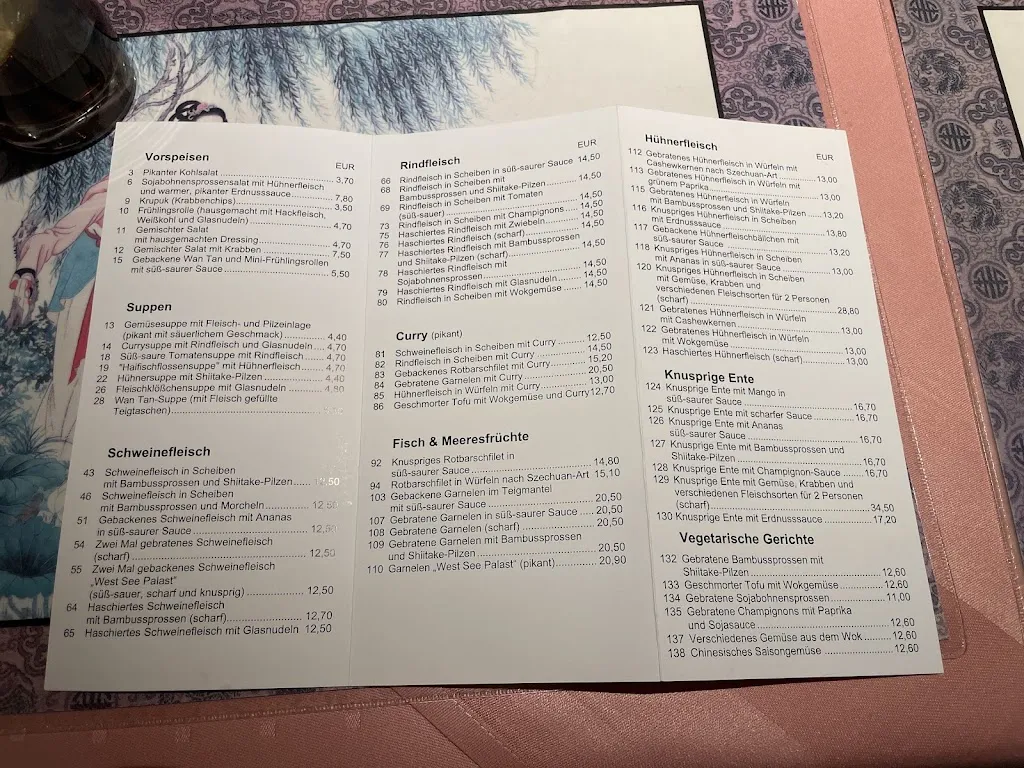 Menu_China-Restaurant Westsee Palast_Wohltorf_immagine_1