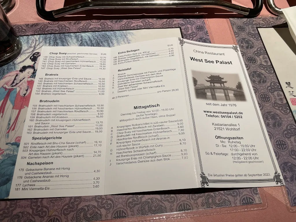 Menu_China-Restaurant Westsee Palast_Wohltorf_immagine_2