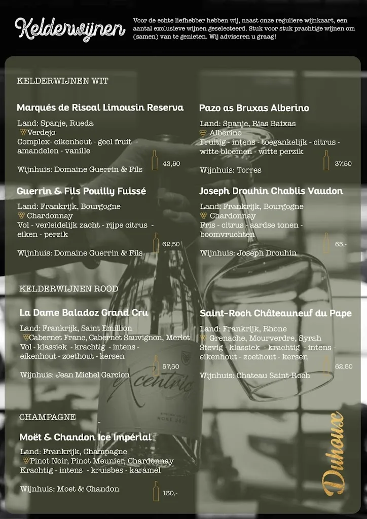 Menu_Hotel Duhoux_Netherlands_immagine_2