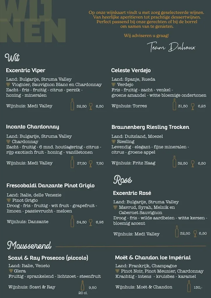Menu_Hotel Duhoux_Netherlands_immagine_4