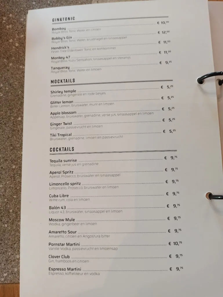Menu_Groote Wielen Leeuwarden - Restaurant_Netherlands_immagine_2