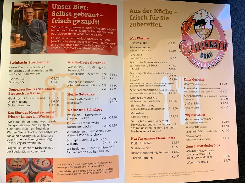 Menu_Steinbach Brewery Erlangen_Erlangen_image_2