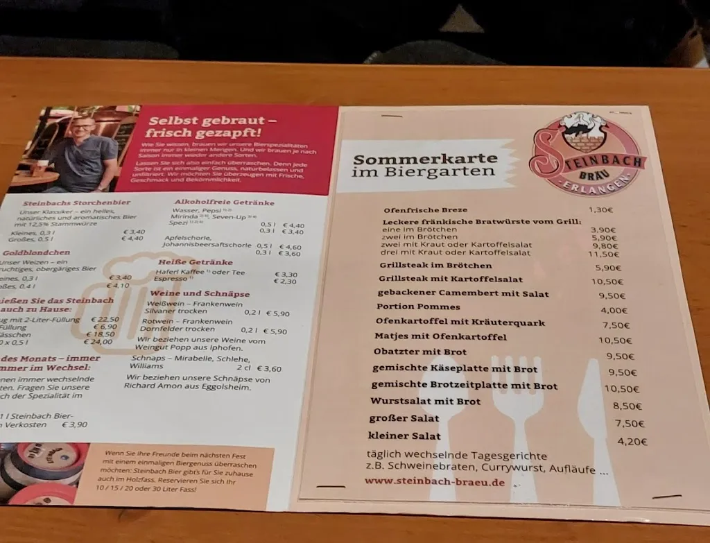 Menu_Steinbach Brewery Erlangen_Erlangen_image_3