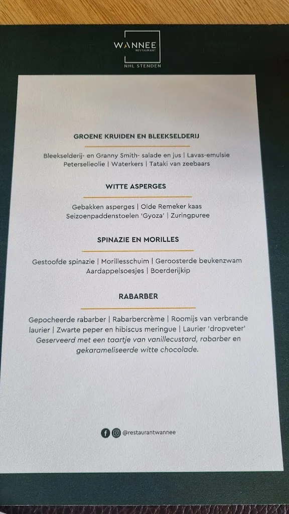 Menu_Restaurant Wannee_Netherlands_image_1