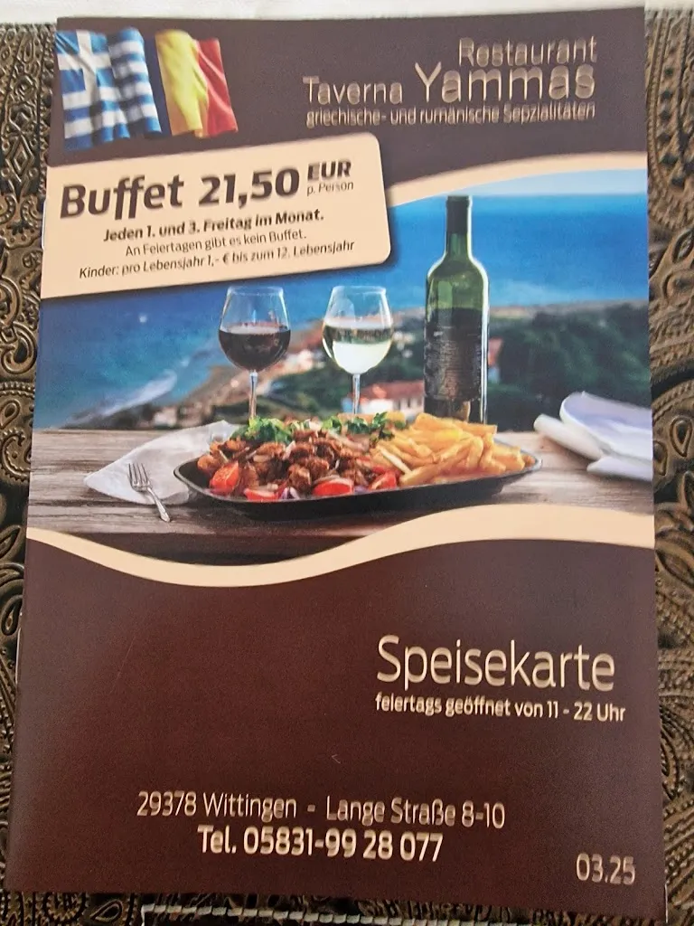 Menu_Taverna Yammas griechische- und rumänische Spezialitäten_Wittingen_image_2