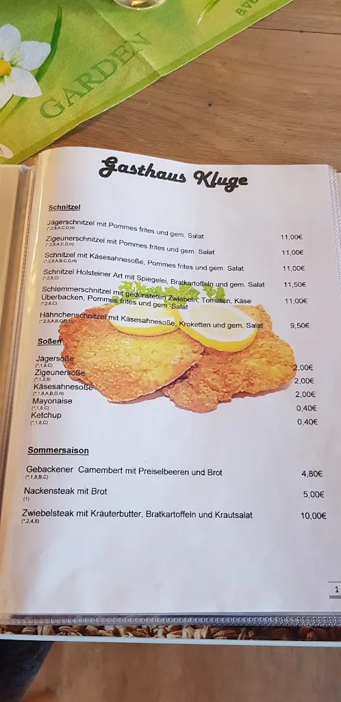 Menu_Gasthaus Kluge_Wittingen_image_1
