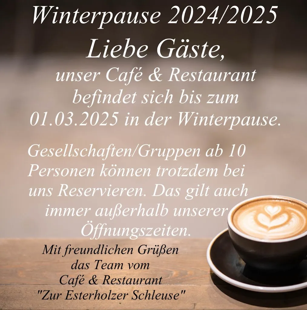 Menu_Café und Restaurant Zur Esterholzer Schleuse_Wrestedt_image_1