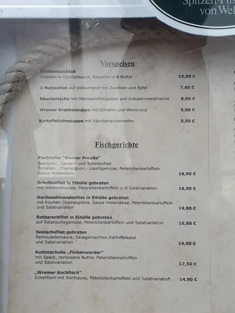 Menu_Wremer Fischerstube_Nordseeküste_image_4