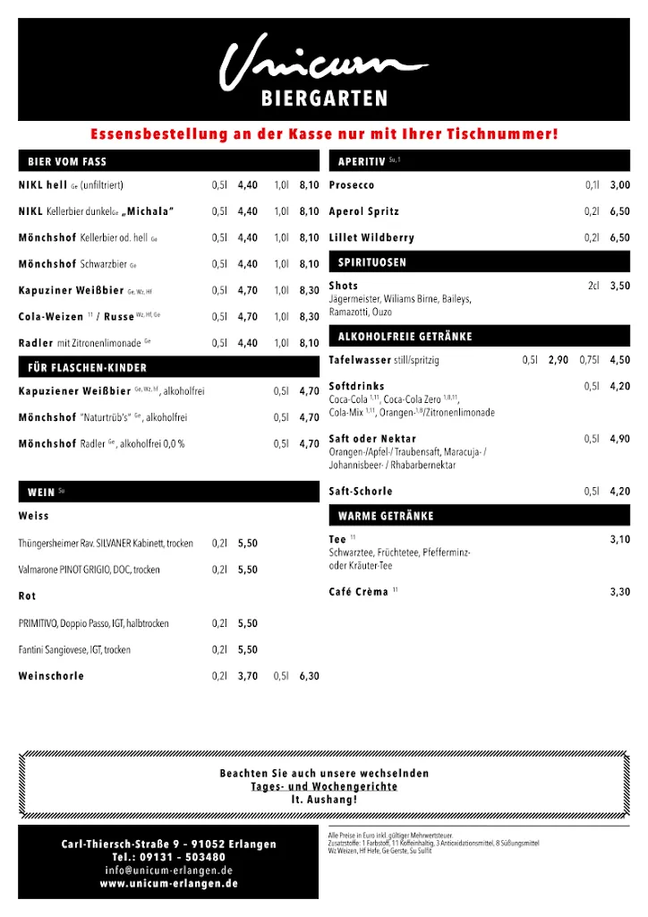 Menu_Unicum Erlangen_Erlangen_image_2