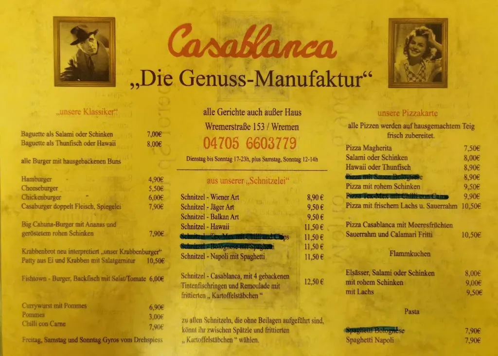 Menu_Casablanca Bar, Bistro_Nordseeküste_image_2