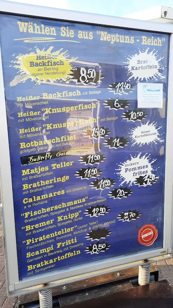 Menu_Kutterhafen Wremen_Nordseeküste_immagine_1
