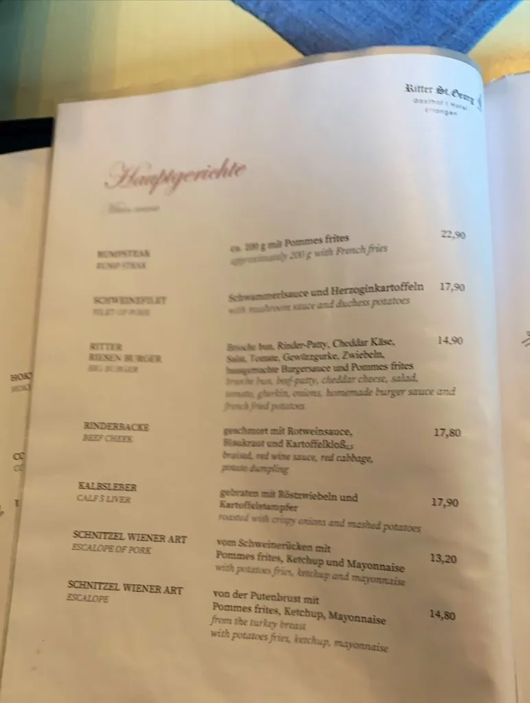 Menu_Gasthof Ritter Sankt Georg_Erlangen_image_4