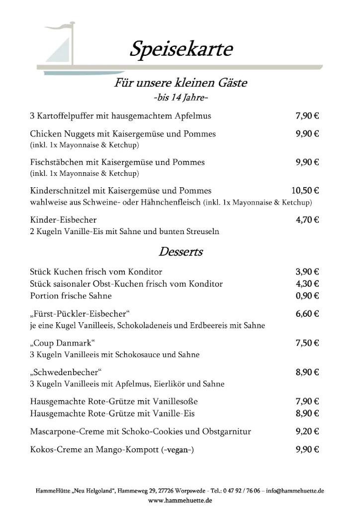 Menu_Hammehütte - Neu Helgoland_Worpswede_immagine_1