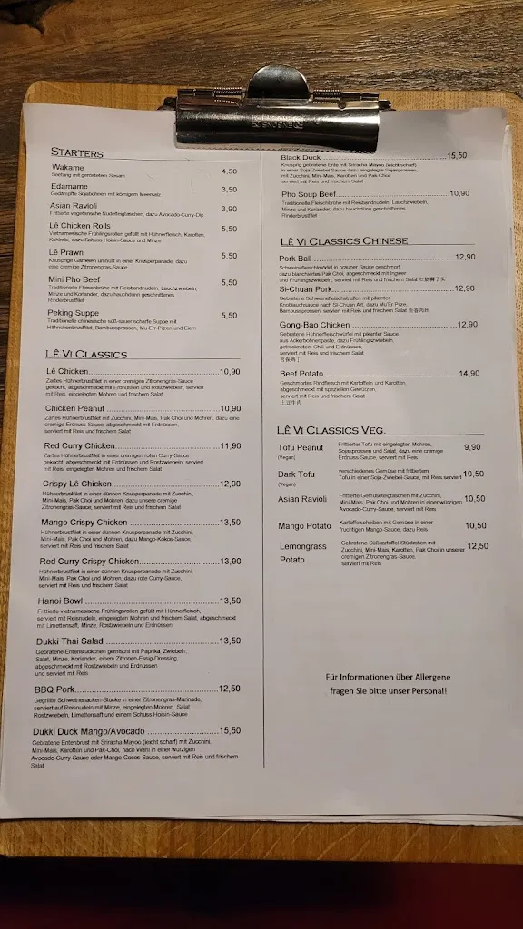 Menu_Le-Wei Chinese Kitchen 乐味小馆_Erlangen_image_1