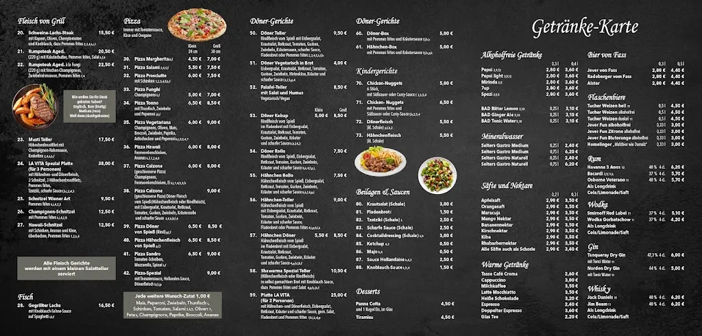 Menü_Restaurant La Vita Wittmund_Wittmund_Bild_3