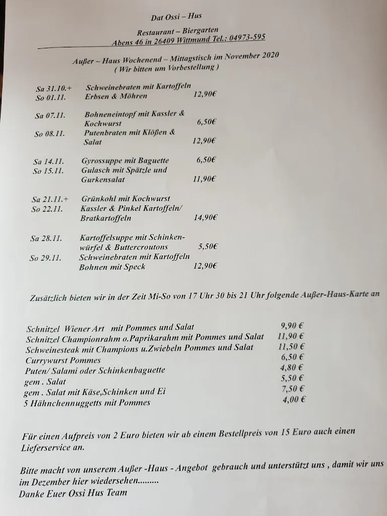 Menu_Restaurant Dat Ossi-Hus_Wittmund_immagine_4