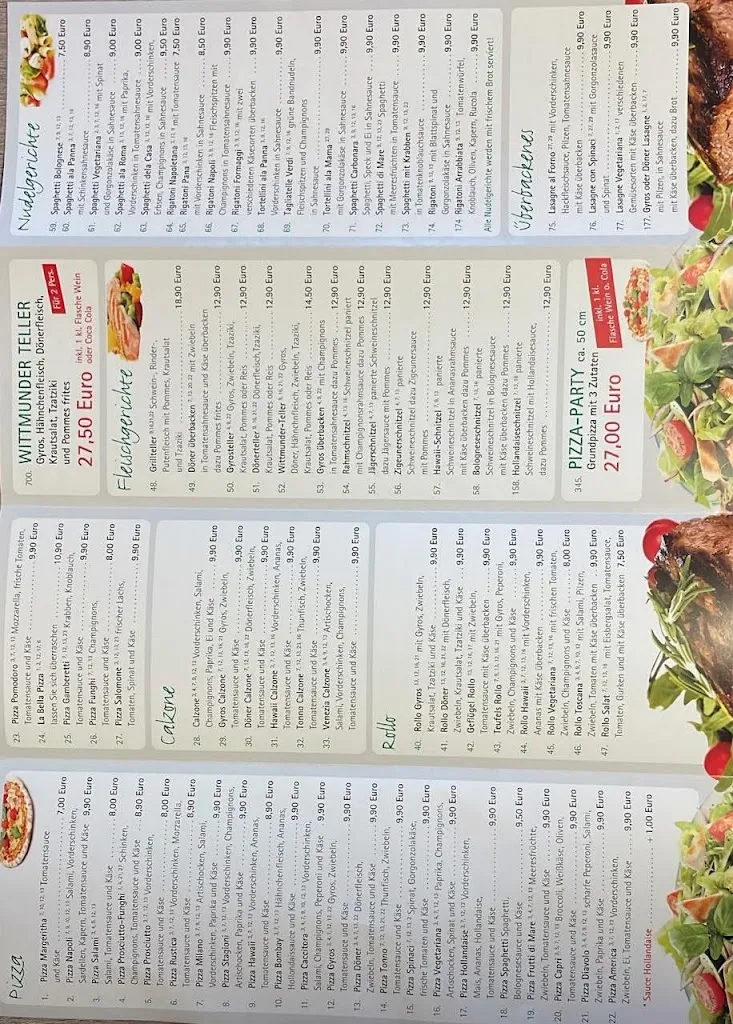 Menu_La Bella_Wittmund_immagine_2