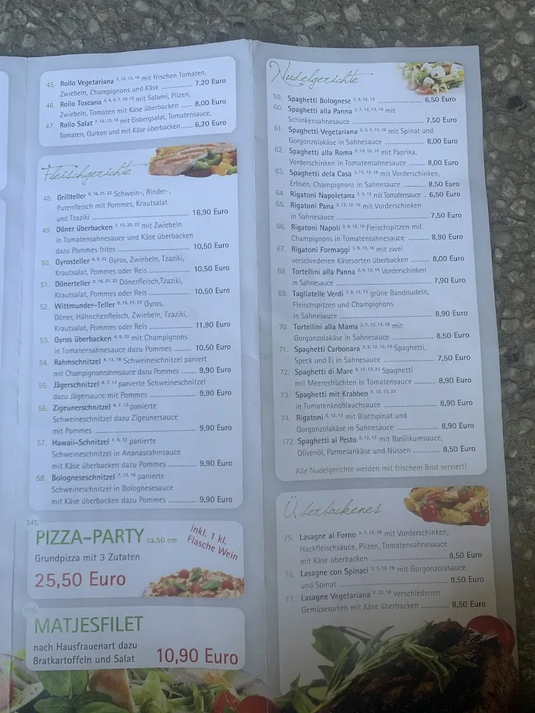 Menu_La Bella_Wittmund_immagine_3