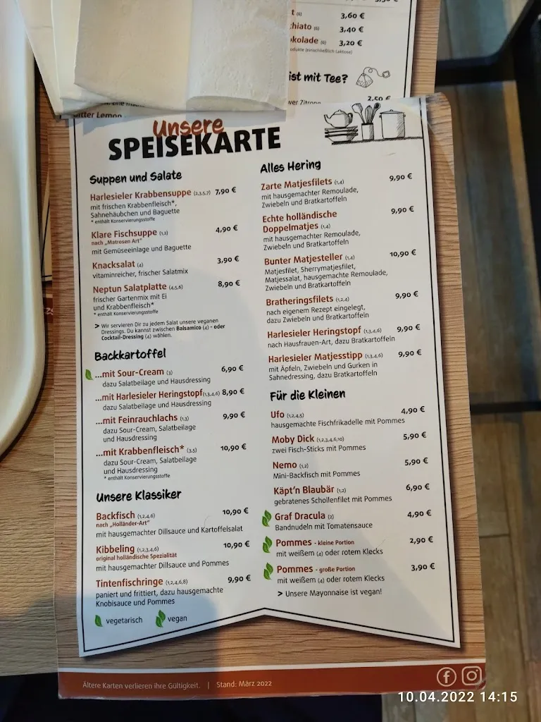 Menu_Küsten-Räucherei Albrecht - Albrecht, Aden und Rüther GmbH_Wittmund_image_1