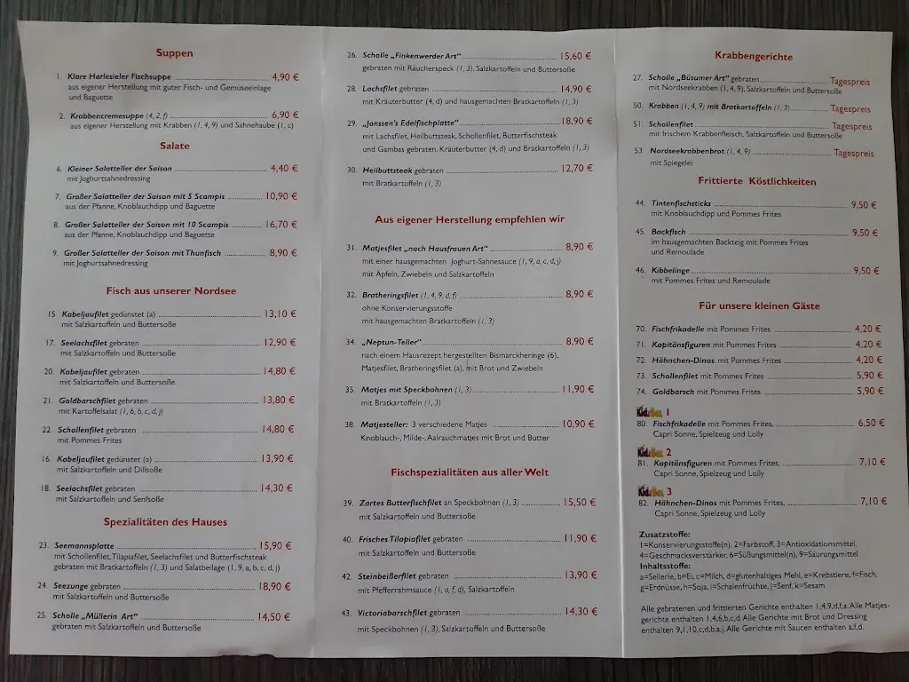 Menu_Janssen`s Fisch GmbH & Co. KG_Wittmund_image_2