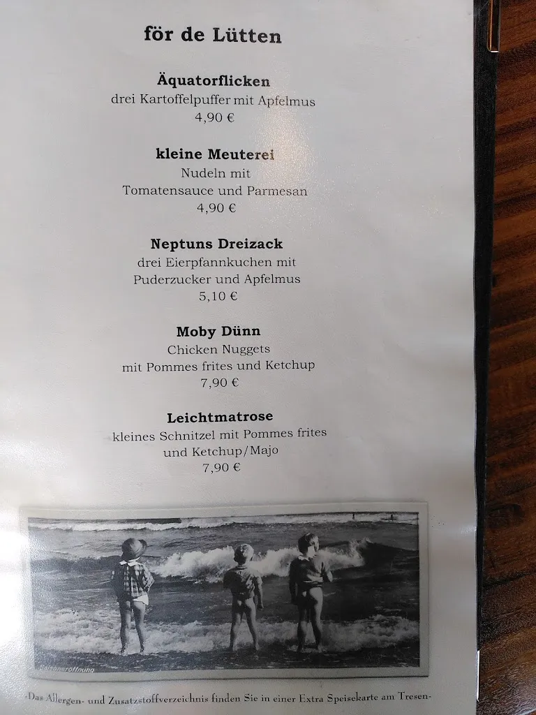 Menu_Restaurant Kapitänshaus 