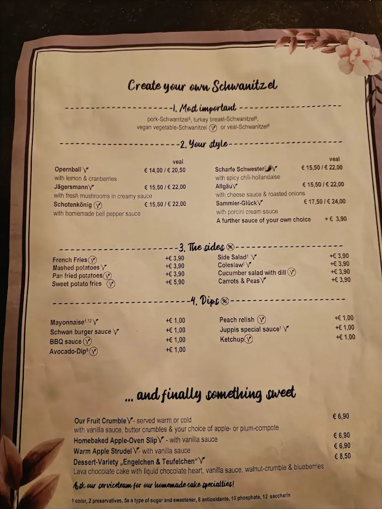 Menu_Schwan Restaurant Düsseldorf Altstadt_Düsseldorf_image_3