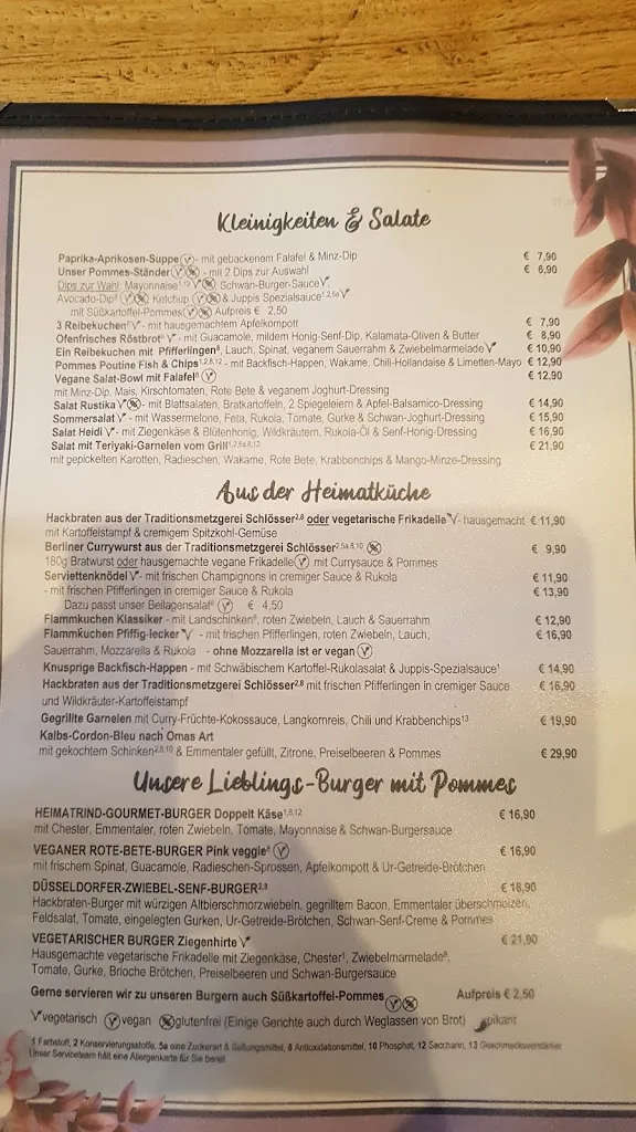 Menu_Schwan Restaurant Düsseldorf Altstadt_Düsseldorf_image_4