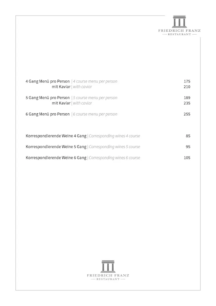 Menu_Gourmet Restaurant Friedrich Franz_Doberan_image_2