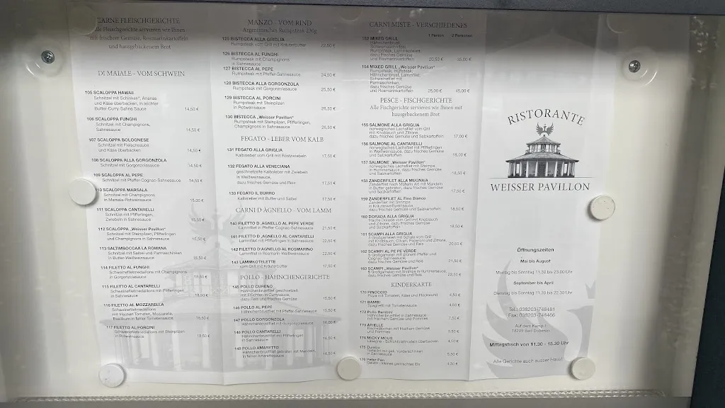 Menu_Ristorante Weisser Pavillon_Doberan_image_1