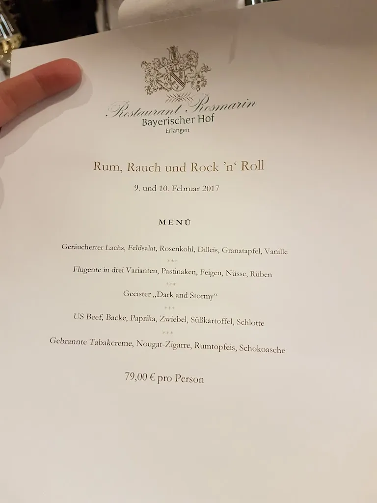 Menu_Restaurant Rosmarin_Erlangen_immagine_1