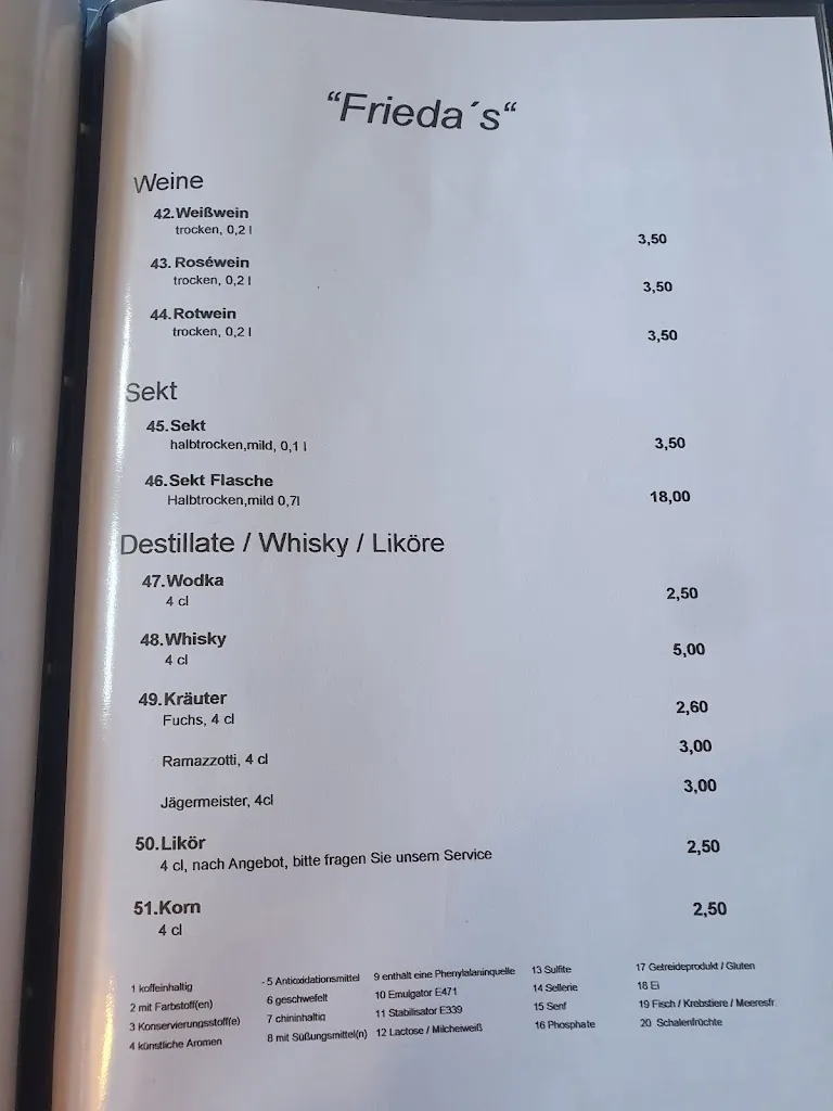 Menu_Gaststätte Friedas_Sülze_image_1