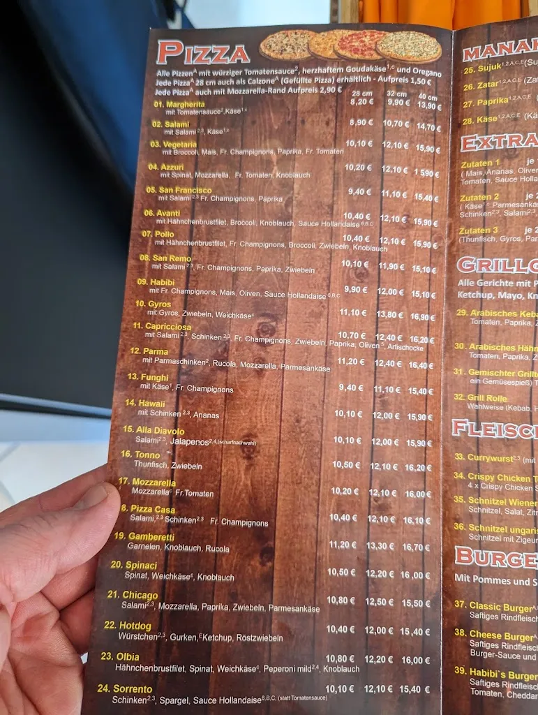 Menu_Habibi Restaurant_Wunstorf_immagine_3