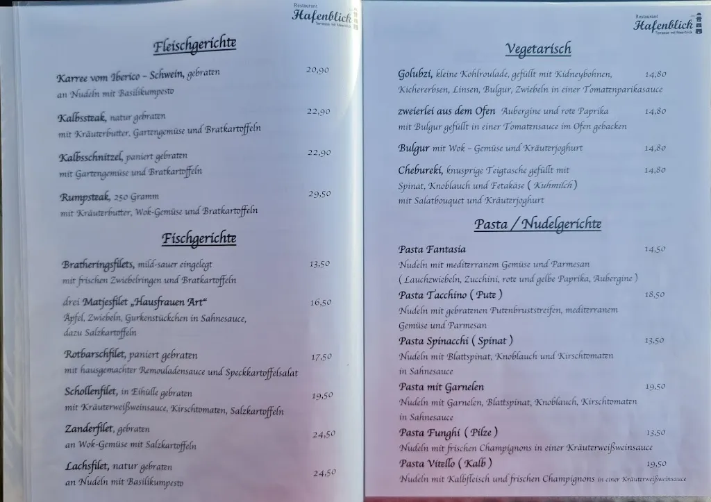 Menu_HAFENBLICK Gastronomie in Steinhude, Restaurant_Wunstorf_image_2