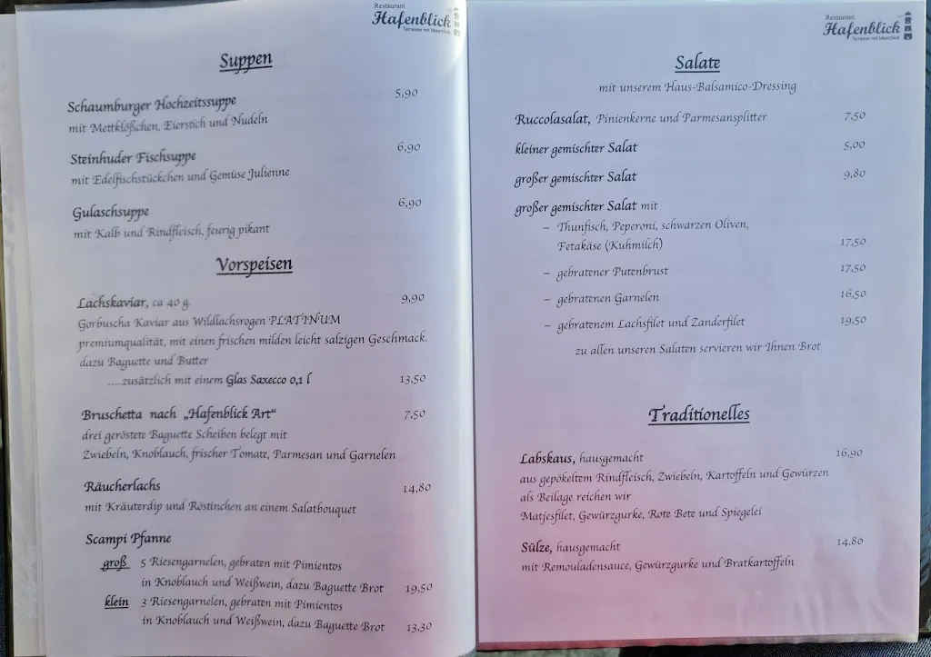 Menu_HAFENBLICK Gastronomie in Steinhude, Restaurant_Wunstorf_image_3