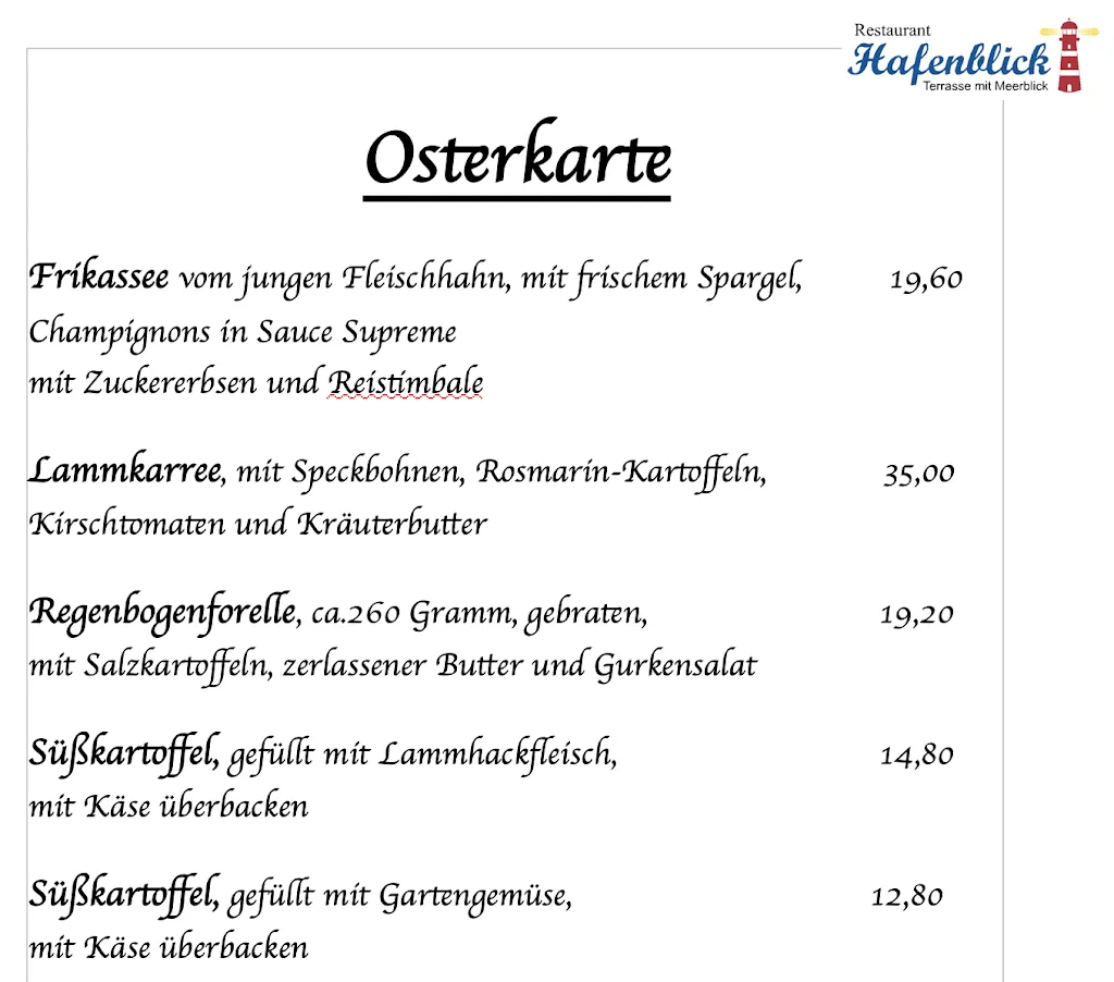 Menu_HAFENBLICK Gastronomie in Steinhude, Restaurant_Wunstorf_image_4