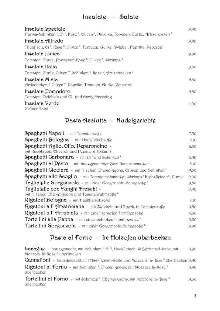 Menu_Ristorante Carpaccio_Erlangen_image_2