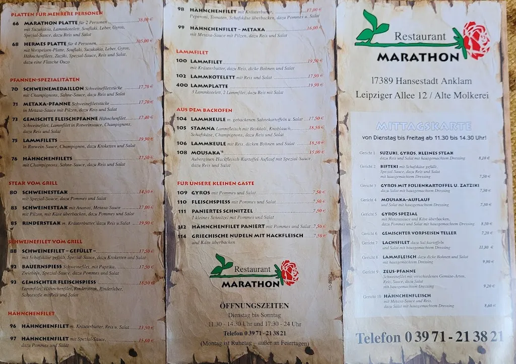Restaurant Marathon ristorante a Anklam